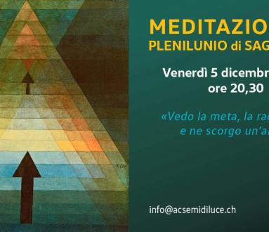 Incontro di meditazione del Plenilunio del Sagittario