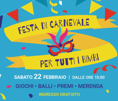 Festa di Carnevale per tutti i bimbi